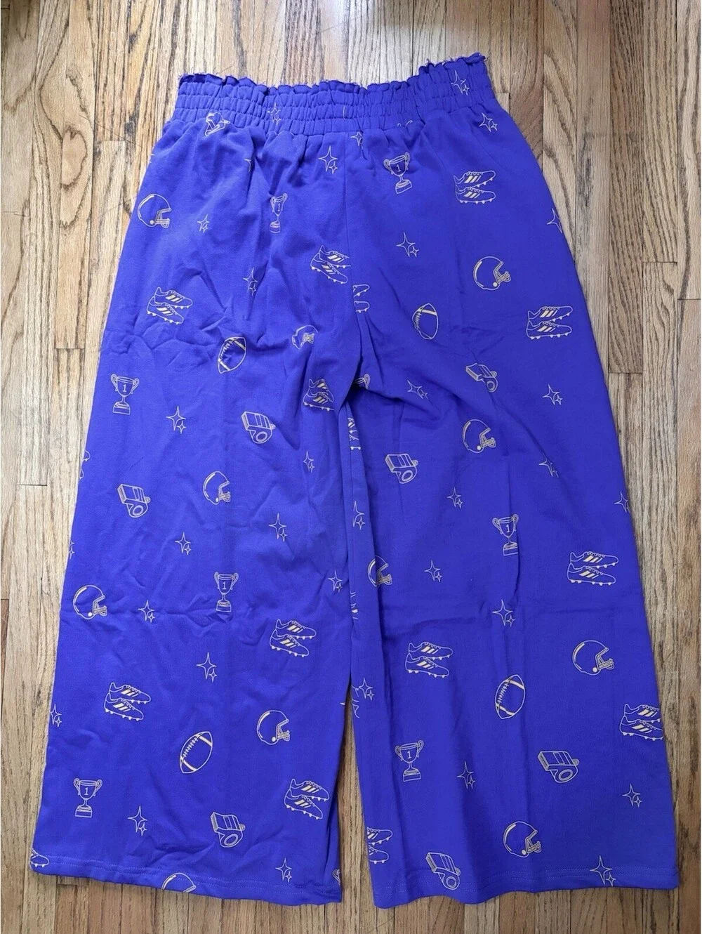 Umgee Game Day Purple/Yellow Pants L